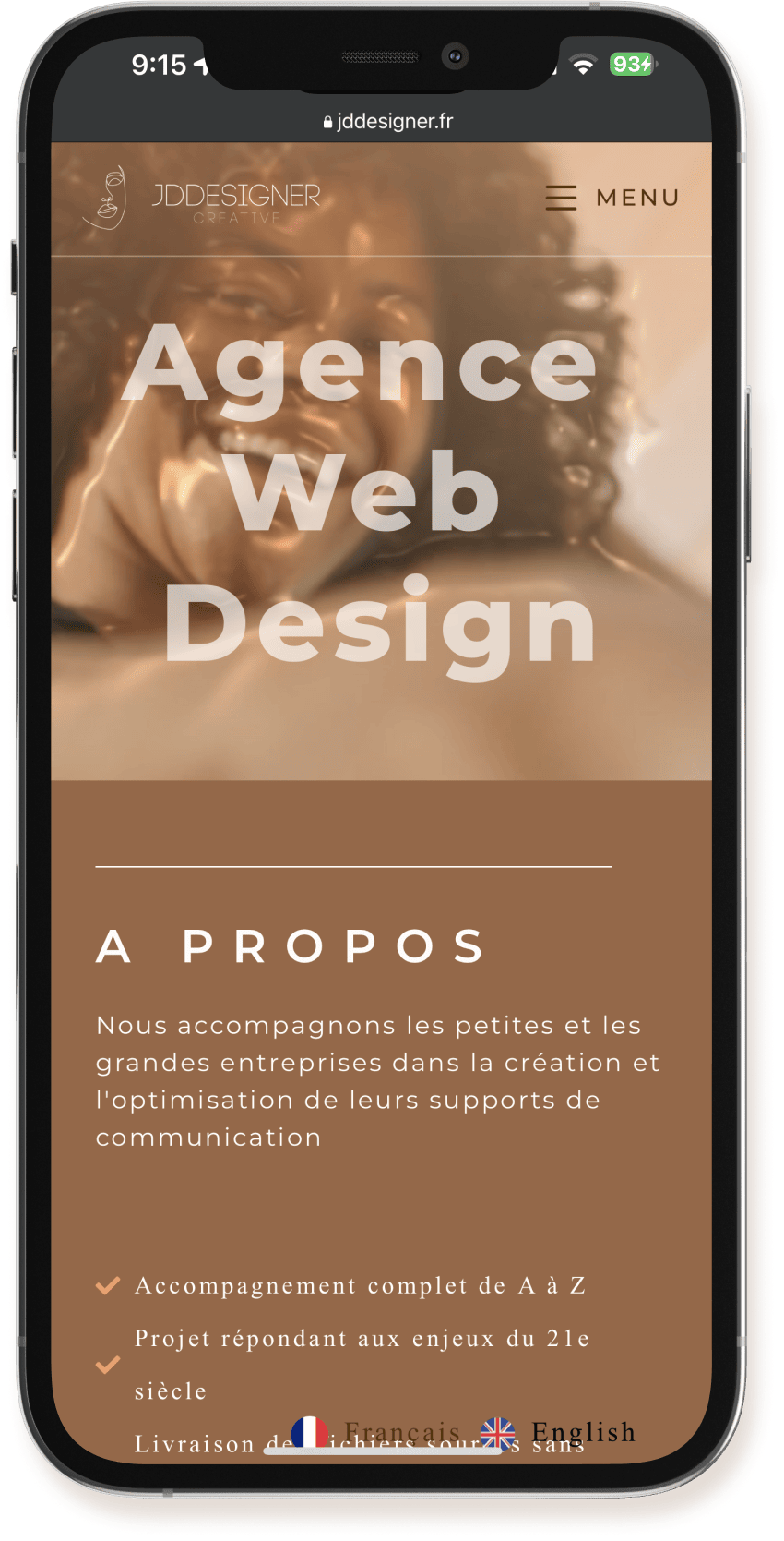 mobile wordpress website jddesigner